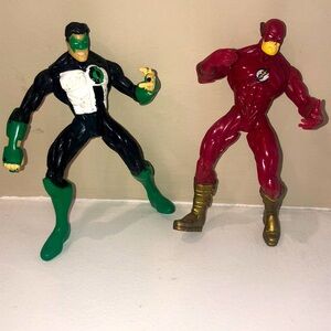 Green Lantern & Flash Action Figure - Rare Collectible